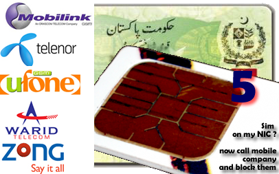 Mobile SIM Information System for Pakistan